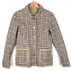 Stylish Plaid Women's Jacket